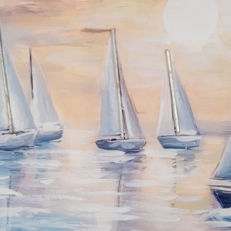 Cuadro barcos 60x120cm 2
