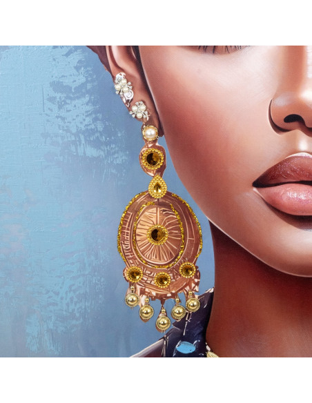 Cuadro mujer africana 90x120cm