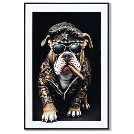 Cuadro perro 62x82cm