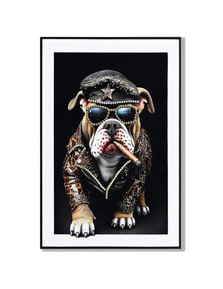 Cuadro perro 62x82cm