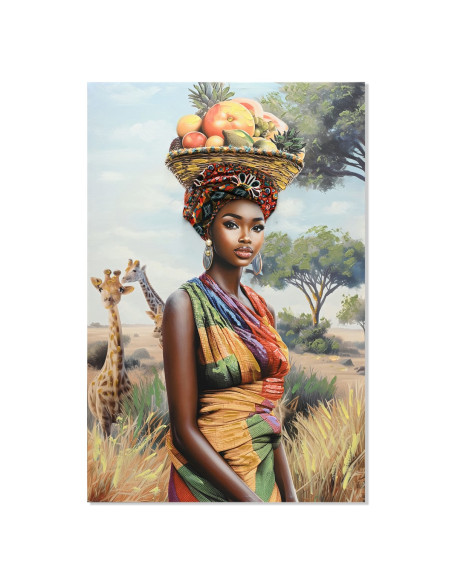 Cuadro mujer africana 80x120cm