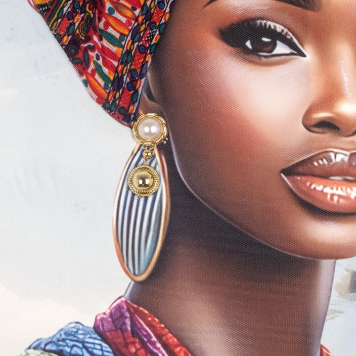 Cuadro mujer africana 80x120cm
