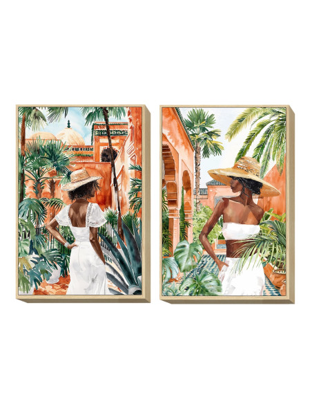 Cuadro mujer 40x60cm 2 dif.