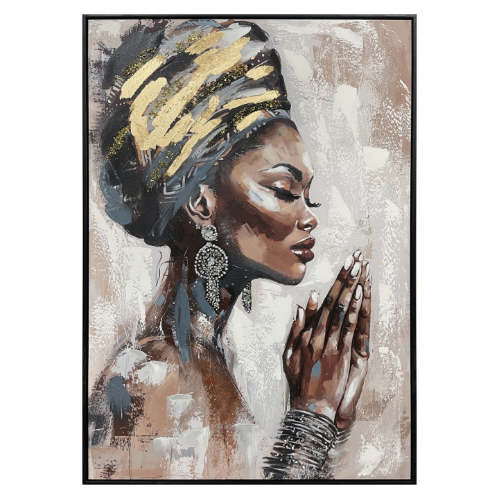 Cuadro mujer africana 70x100cm