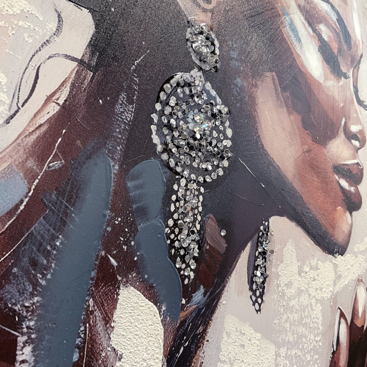 Cuadro mujer africana 70x100cm