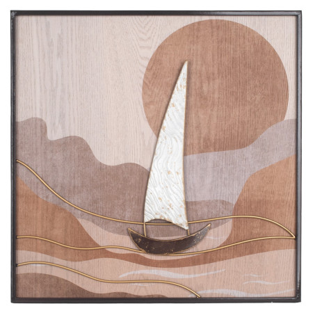 Adorno de pared barco velero