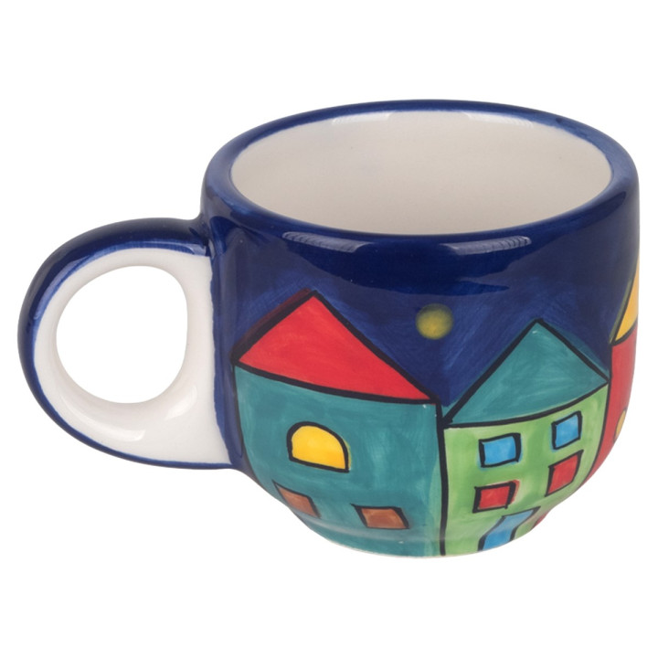 Taza cafe con plato