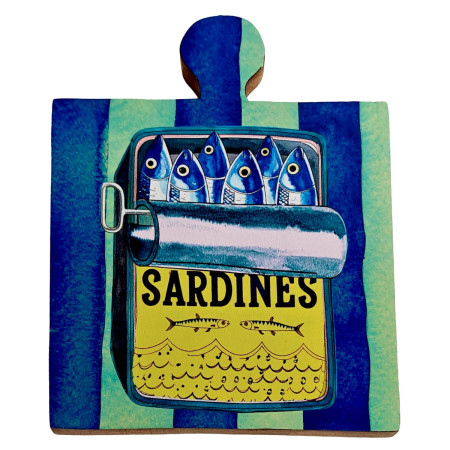 Tabla cortar sardinas