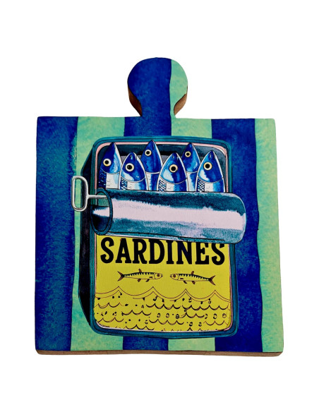 Tabla cortar sardinas