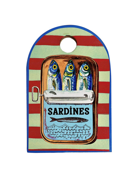 Tabla cortar sardinas