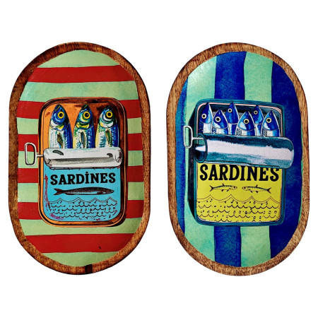 Bandeja sardinas 2 dif.