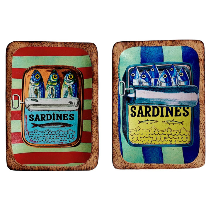 Bandeja sardinas peq. 2 dif.