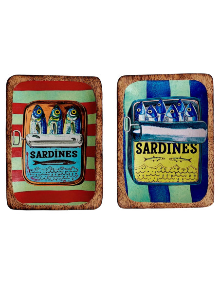 Bandeja sardinas peq. 2 dif.