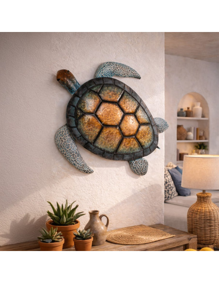 Adorno pared tortuga