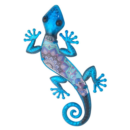 Adorno pared lagarto gra.