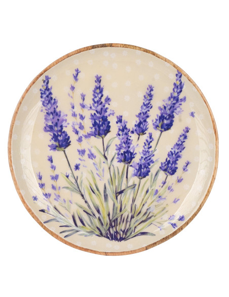 Plato lavanda gra.