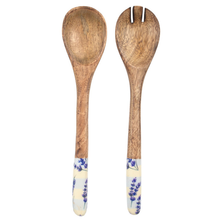 Set cuchara y tenedor lavanda