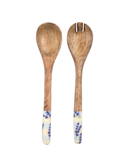 Set cuchara y tenedor lavanda