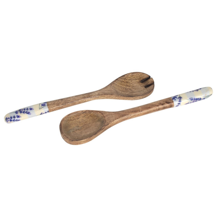 Set cuchara y tenedor lavanda
