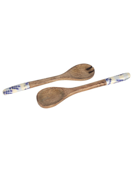 Set cuchara y tenedor lavanda
