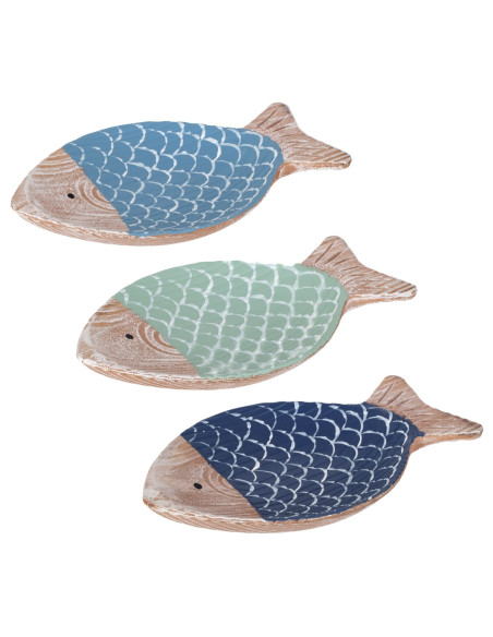 Plato peces 3 dif.