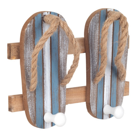 Percha chanclas 2 pomos