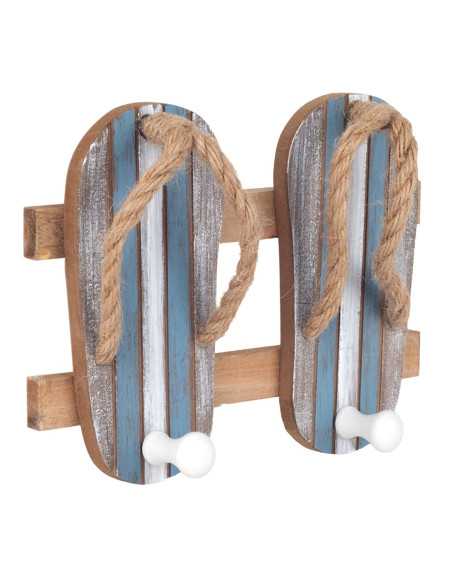 Percha chanclas 2 pomos