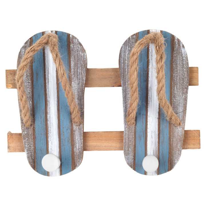 Percha chanclas 2 pomos