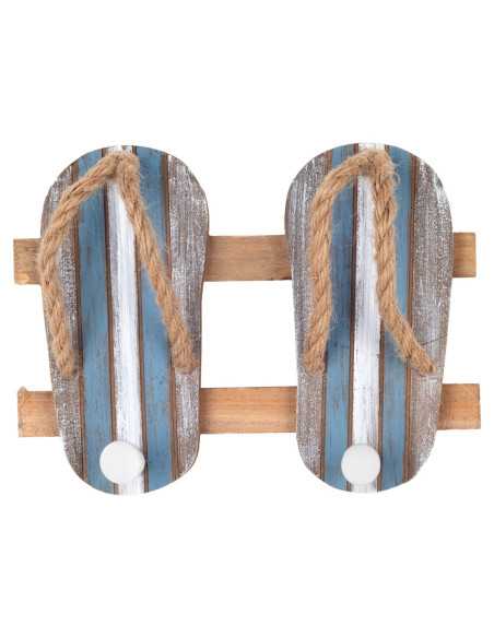 Percha chanclas 2 pomos