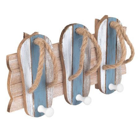 Percha chanclas 3 pomos