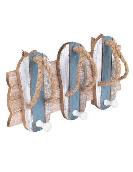 Percha chanclas 3 pomos