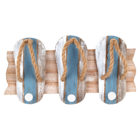 Percha chanclas 3 pomos 2