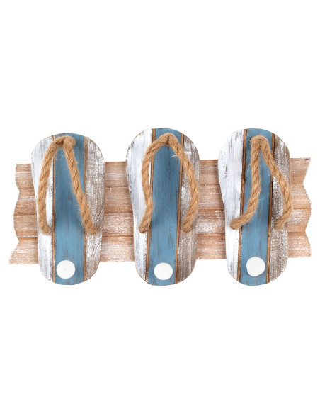 Percha chanclas 3 pomos