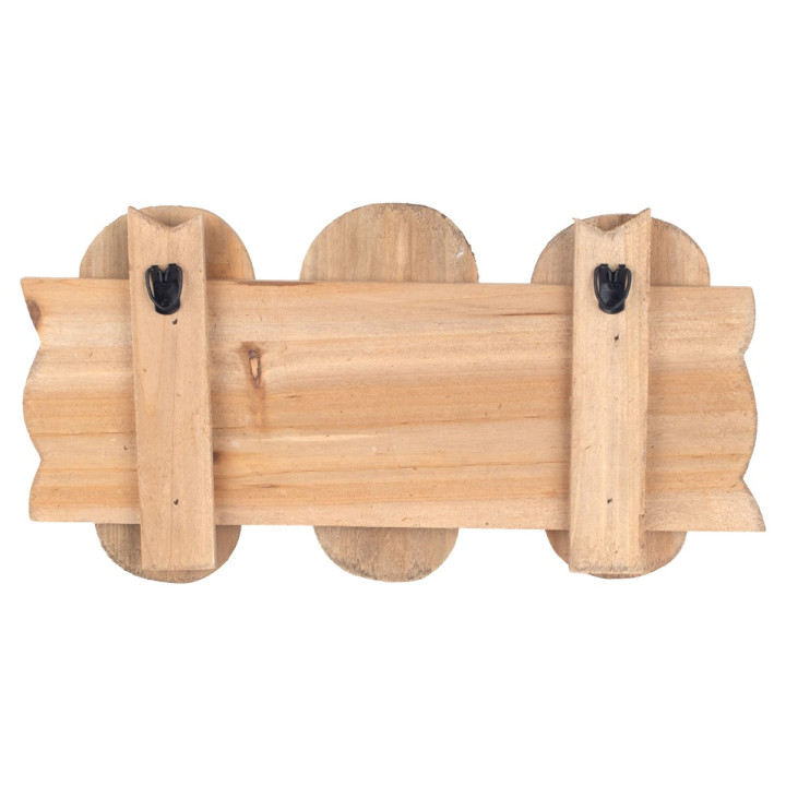Percha chanclas 3 pomos