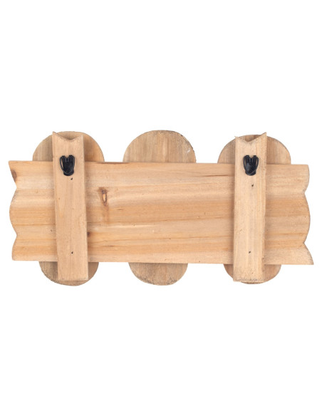 Percha chanclas 3 pomos