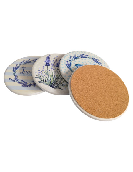 Posavasos lavanda 4 dif.