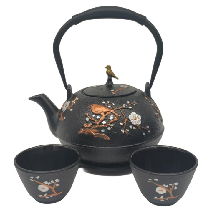 Set tetera 1,2l c/salv+2vasos