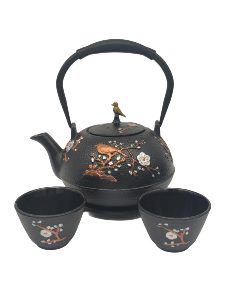 Set tetera 1,2l c/salv+2vasos