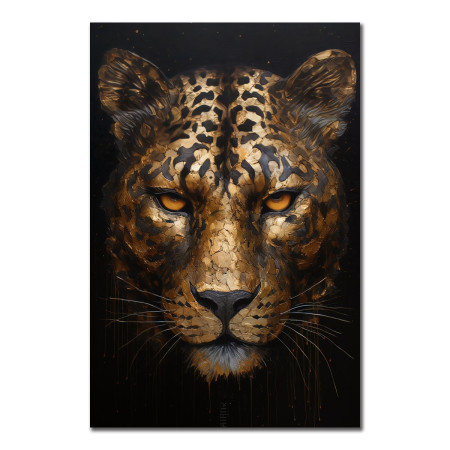 Cuadro leopardo 70x100cm