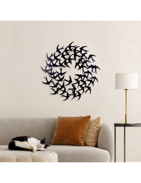 Adorno pared golondrinas 60cm