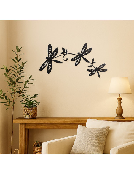 Adorno pared libelulas