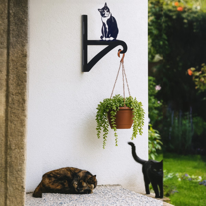 Adorno pared gato