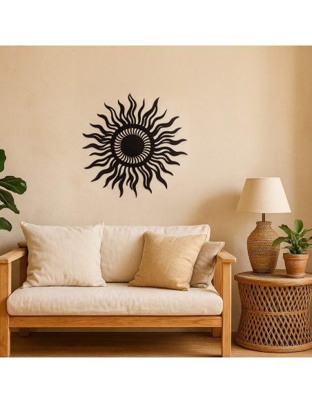 Adorno pared sol 60cm.