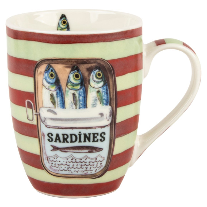 Mug sardinas c/caja regalo