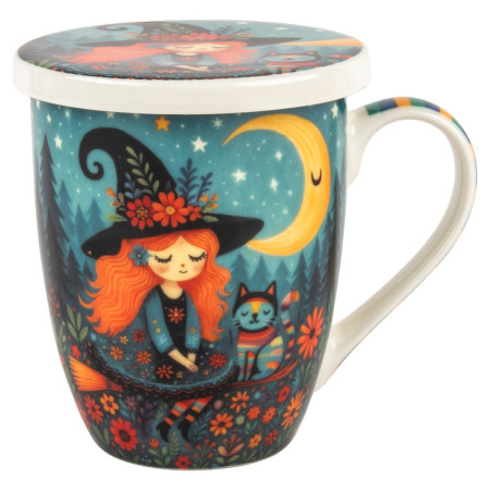 Mug y filtro bruja c/caja regalo 2