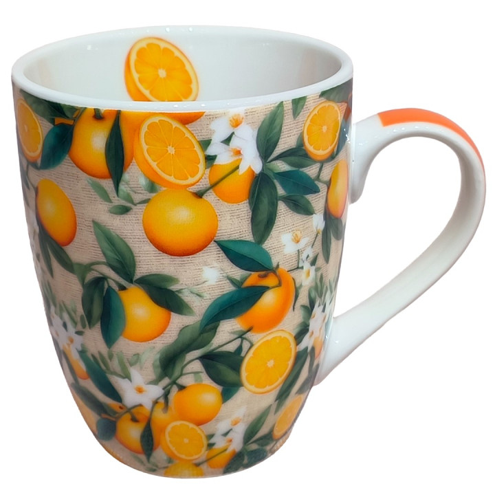 Mug naranjas c/caja regalo