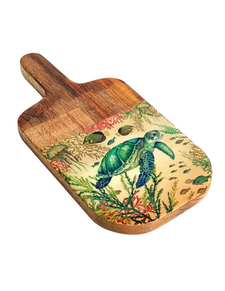 Tabla cortar tortuga