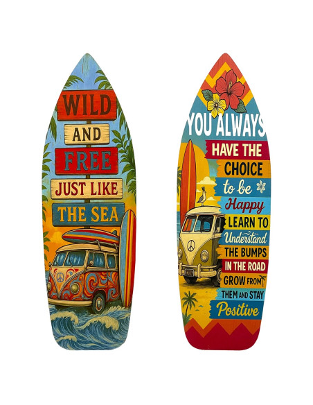Adorno pared gr. tabla surf 2 dif.