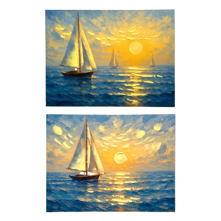 Cuadro barco 2 dif.