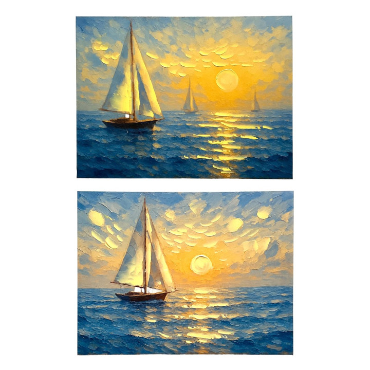 Cuadro barco 2 dif.
